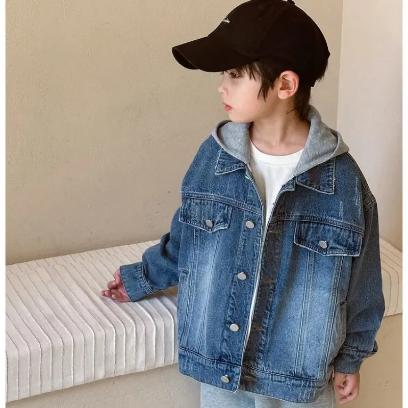 Spring Autumn Children's Coats Denim Jackets for Boys Baby Fashion Child Kids Outwear Jackets Jean 4 5 6 7 8 9 Year
Spring Autumn Children's Coats Denim Jackets for Boys Baby Fashion Child Kids Outwear Jackets Jean 4 5 6 7 8 9 Year