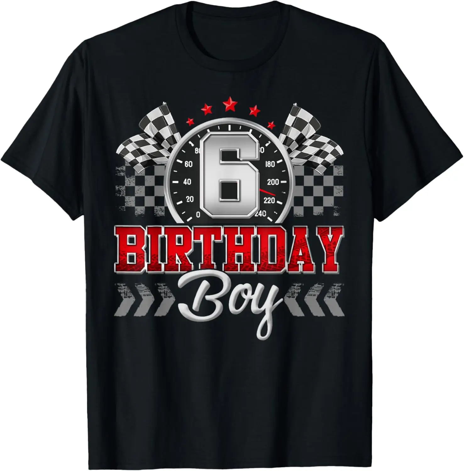 6 Six Year Old Race Car 6th Birthday Boy 6yr Racing Pit Crew T-Shirt
6 Six Year Old Race Car 6th Birthday Boy 6yr Racing Pit Crew T-Shirt