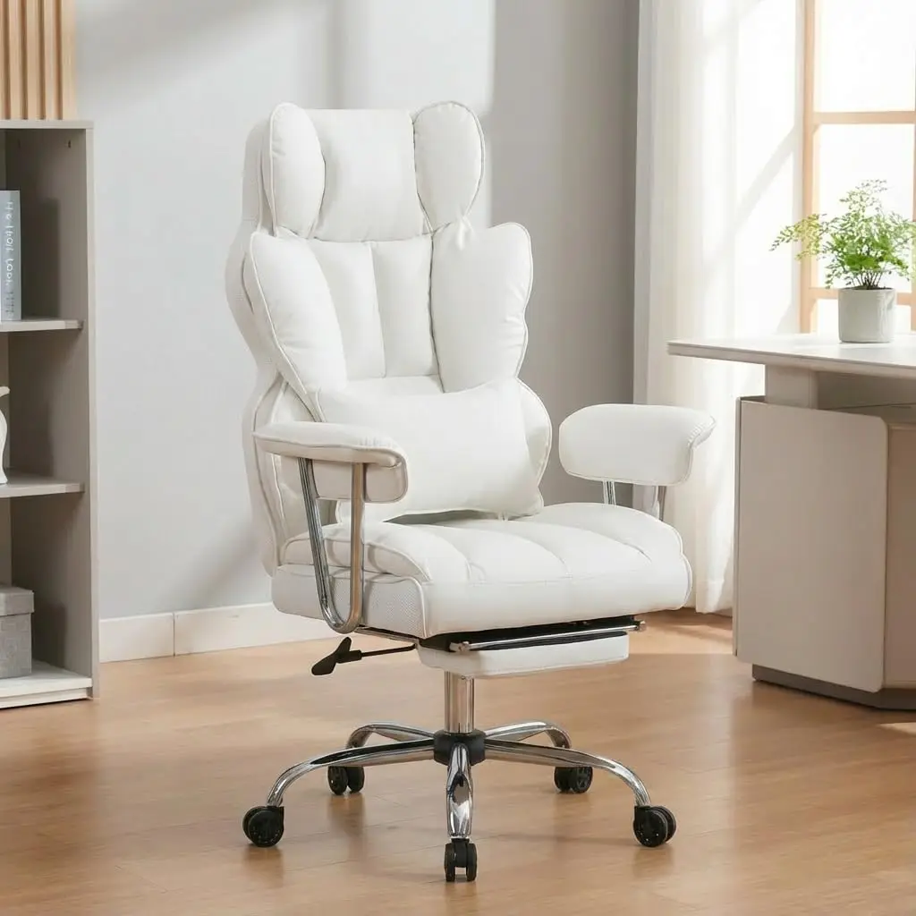 Big and Tall Office Chair 400lbs with Footrest, High Back Ergonomic Computer Chair
Big and Tall Office Chair 400lbs with Footrest, High Back Ergonomic Computer Chair