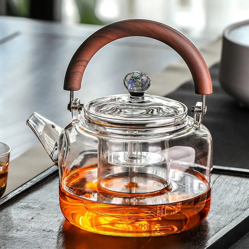 Чайник стеклянный с магнитной ручкой и сливным фильтром, 1100 мл, для домашнего использования, для заваривания цветочного и пуэр чая, посуда для чаепития
Чайник стеклянный с магнитной ручкой и сливным фильтром, 1100 мл, для домашнего использования, для заваривания цветочного и пуэр чая, посуда для чаепития