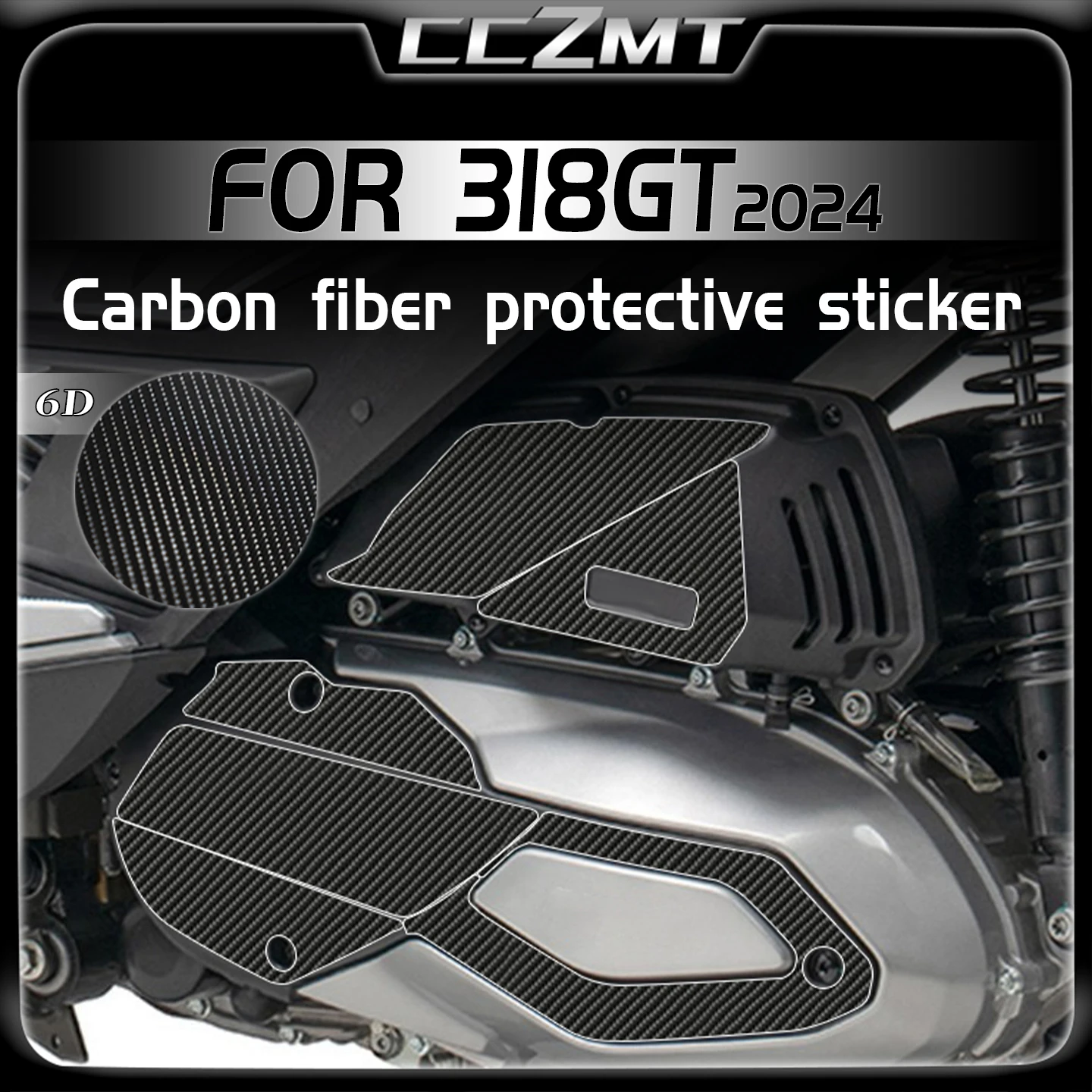 For ARIIC 318GT 318 gt 2024 6D Carbon Fiber Decorative Stickers Motorcycle Body Film Fuel Tank Stickers Modified Accessories
For ARIIC 318GT 318 gt 2024 6D Carbon Fiber Decorative Stickers Motorcycle Body Film Fuel Tank Stickers Modified Accessories