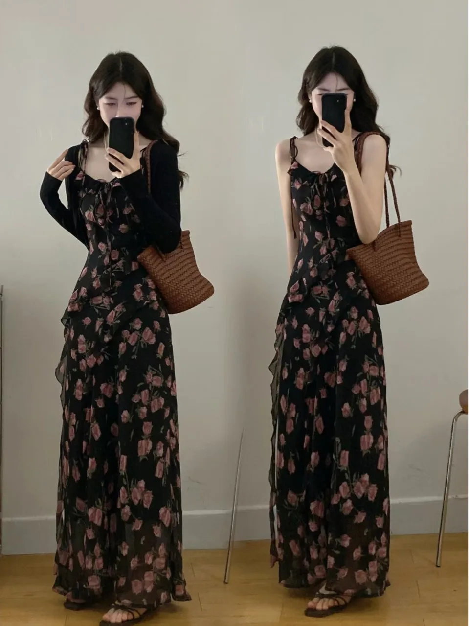 plus Size Floral Print Maxi Dress V-Neck High Waist A-Line Skirt Long Sleeve Comfortable Breathable Summer Dress for Women
plus Size Floral Print Maxi Dress V-Neck High Waist A-Line Skirt Long Sleeve Comfortable Breathable Summer Dress for Women