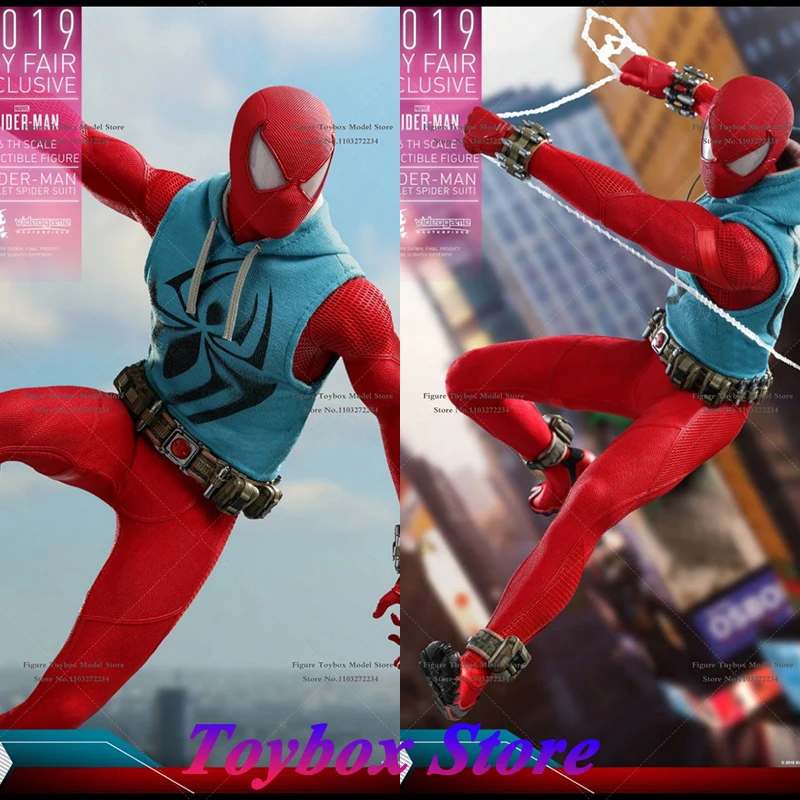 HOTTOYS HT VGM34 1/6 Scarlet Spider-man 2019 Exclusive Version Video Game Original 12" Full Set Cloth Man Action Figure Gift
HOTTOYS HT VGM34 1/6 Scarlet Spider-man 2019 Exclusive Version Video Game Original 12" Full Set Cloth Man Action Figure Gift