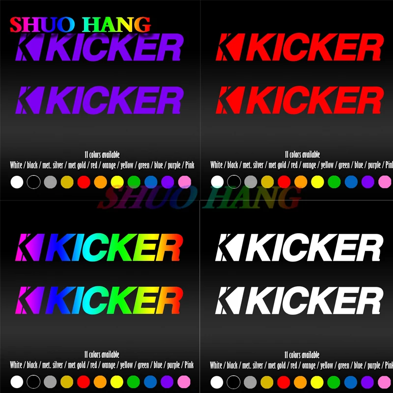 2x Kicker Audio Amplifier Car Sticker Bumper Auto Parts Window Trunk Racing Motorcycle Helmet Vinyl Decorative Decal PVC
2x Kicker Audio Amplifier Car Sticker Bumper Auto Parts Window Trunk Racing Motorcycle Helmet Vinyl Decorative Decal PVC