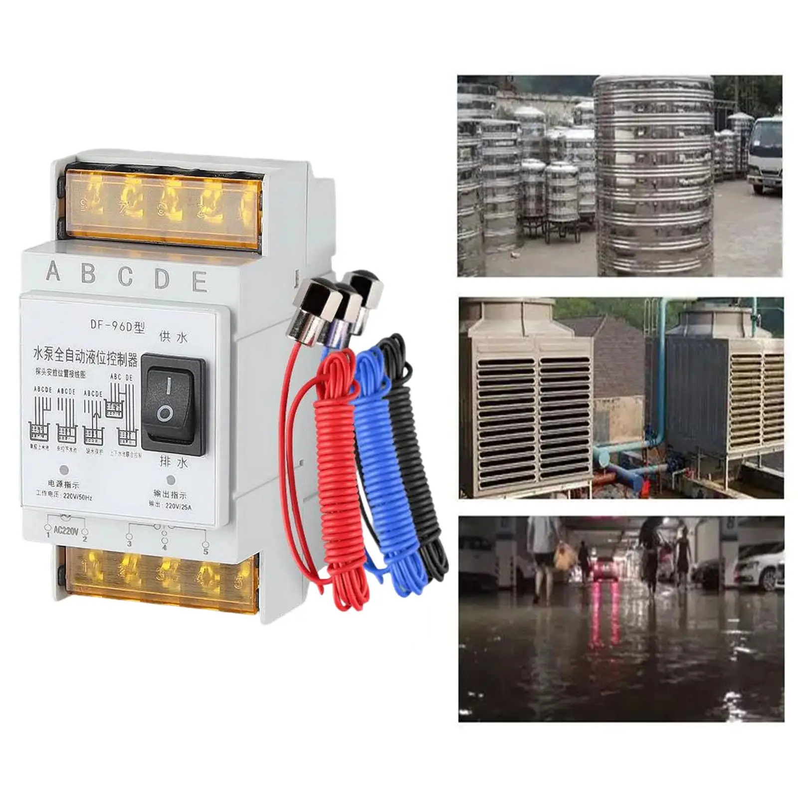 Liquid Level Sensor Detector Portable Automatic Water Level Controller for Industrial Agricultural Applications Water Pump Motor
Liquid Level Sensor Detector Portable Automatic Water Level Controller for Industrial Agricultural Applications Water Pump Motor