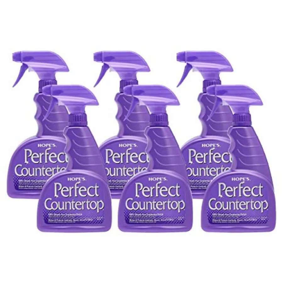 HOPE'S Perfect Countertop Cleaner and Polish 22-Ounce Streak-Free Multi-Surface Cleaning Spray Safe on Stone Laminate CORIAN Gr
HOPE'S Perfect Countertop Cleaner and Polish 22-Ounce Streak-Free Multi-Surface Cleaning Spray Safe on Stone Laminate CORIAN Gr