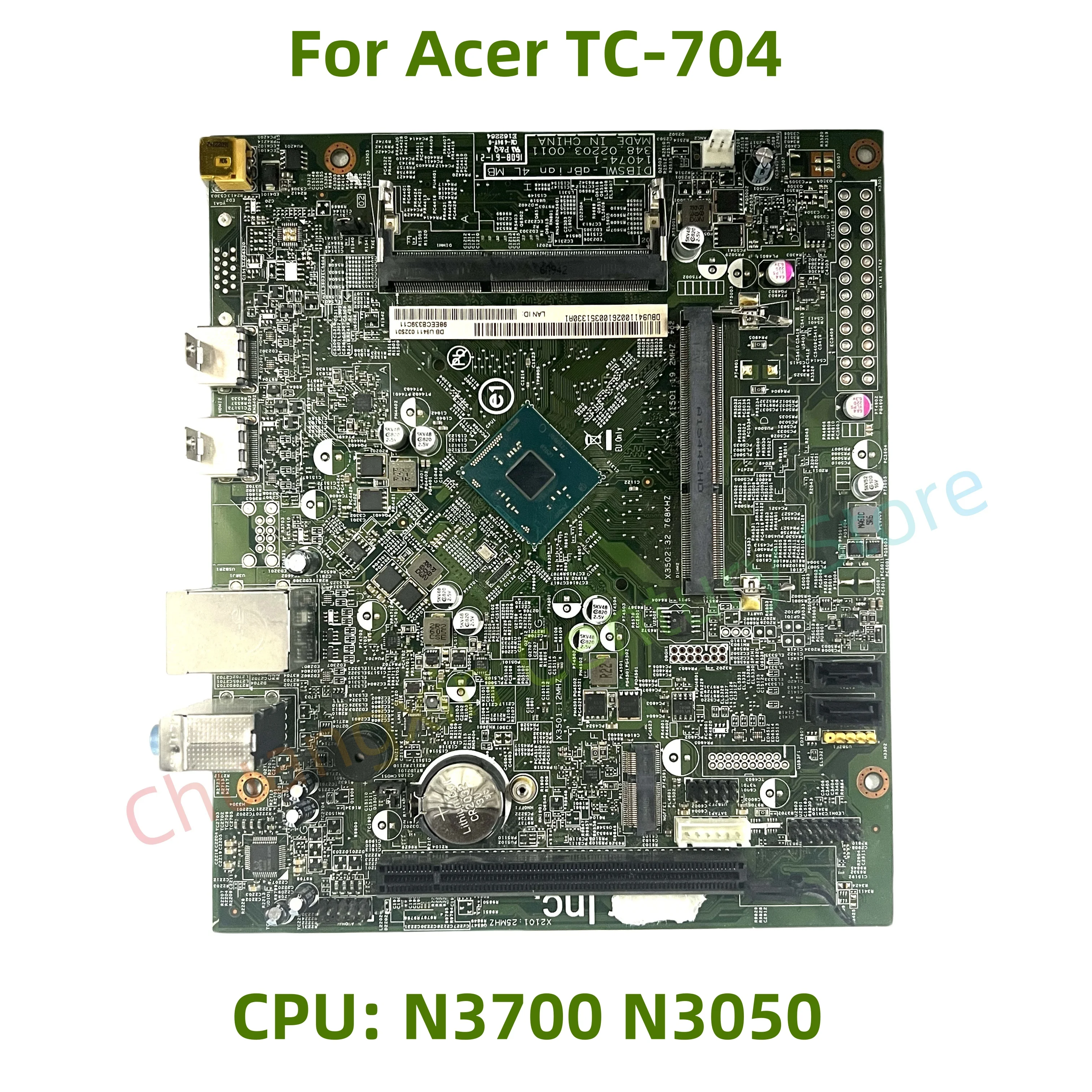 Материнская плата 14074-1 подходит для процессора Acer TC-704 DIBSW-Abrian 4L «все в одном»: N3700 N3050, 100% тестирование и отправлено.
Материнская плата 14074-1 подходит для процессора Acer TC-704 DIBSW-Abrian 4L «все в одном»: N3700 N3050, 100% тестирование и отправлено.