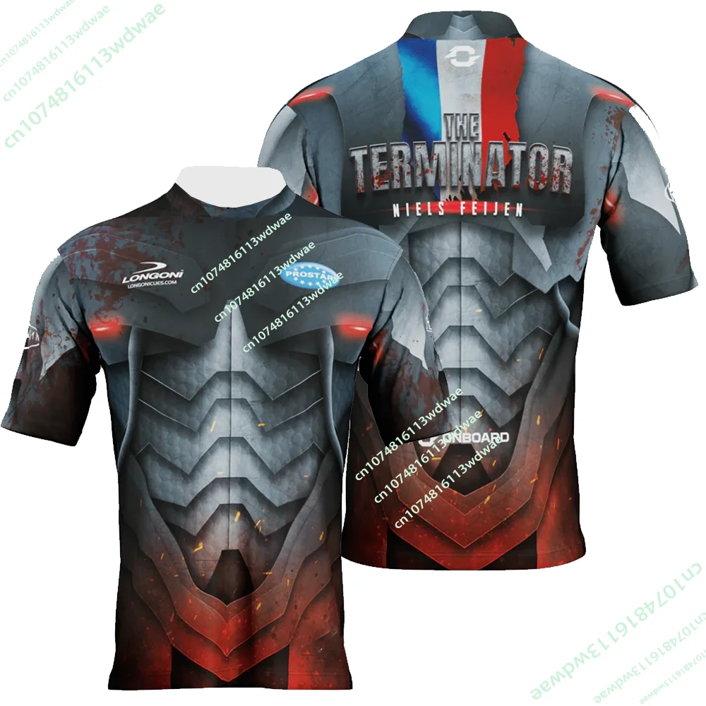 New Jackpot Snooker The Terminator WPA Snooker Jersey Niels Feijen Pool player Men Billiards Sports Quick Dry Cycling Tshirt
New Jackpot Snooker The Terminator WPA Snooker Jersey Niels Feijen Pool player Men Billiards Sports Quick Dry Cycling Tshirt