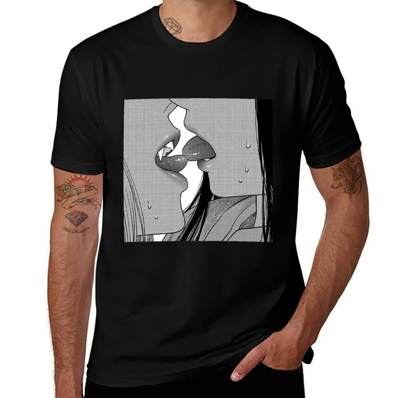 kiss anime girls T-Shirt Basic Solid Color Casual Tee Shirt
kiss anime girls T-Shirt Basic Solid Color Casual Tee Shirt