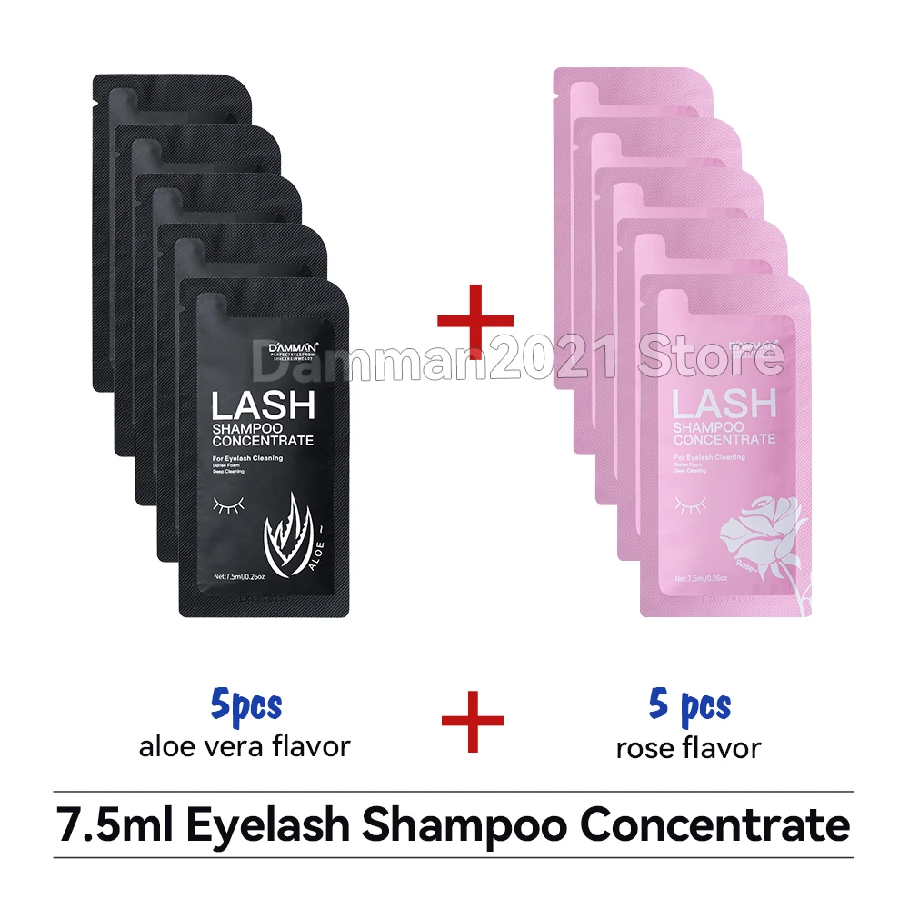 Damman 10pcs 7.5ml Shampoo for Eyelash Extensions Non-irritation Lash Shampoo Gentle Cleansing Eyelash Shampoo Concentrated
Damman 10pcs 7.5ml Shampoo for Eyelash Extensions Non-irritation Lash Shampoo Gentle Cleansing Eyelash Shampoo Concentrated