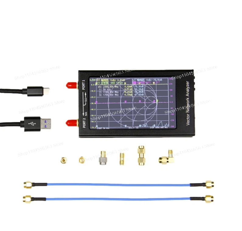 V2 F 50k-3G Vector Network Analyzer 4.3 inch, Antenna Analyzer
V2 F 50k-3G Vector Network Analyzer 4.3 inch, Antenna Analyzer