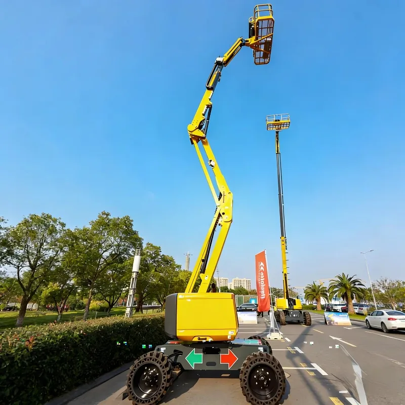 18m Fully Self-Propelled Towable Electric Curved Arm Boom Lift Man Basket Platform 500kg Load Capacity High Strength Steel
18m Fully Self-Propelled Towable Electric Curved Arm Boom Lift Man Basket Platform 500kg Load Capacity High Strength Steel