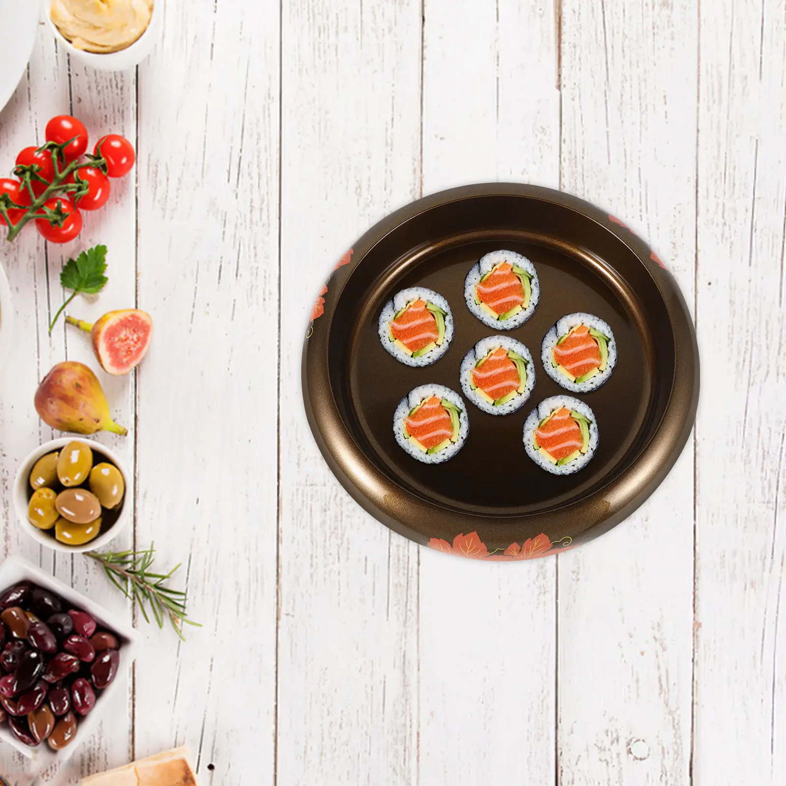 Japanese Sushi Plate Round Premium Serving Tray for Sashimi Seafood Summer Parties Ice Board Compatible Japanese Kitchenware
Japanese Sushi Plate Round Premium Serving Tray for Sashimi Seafood Summer Parties Ice Board Compatible Japanese Kitchenware