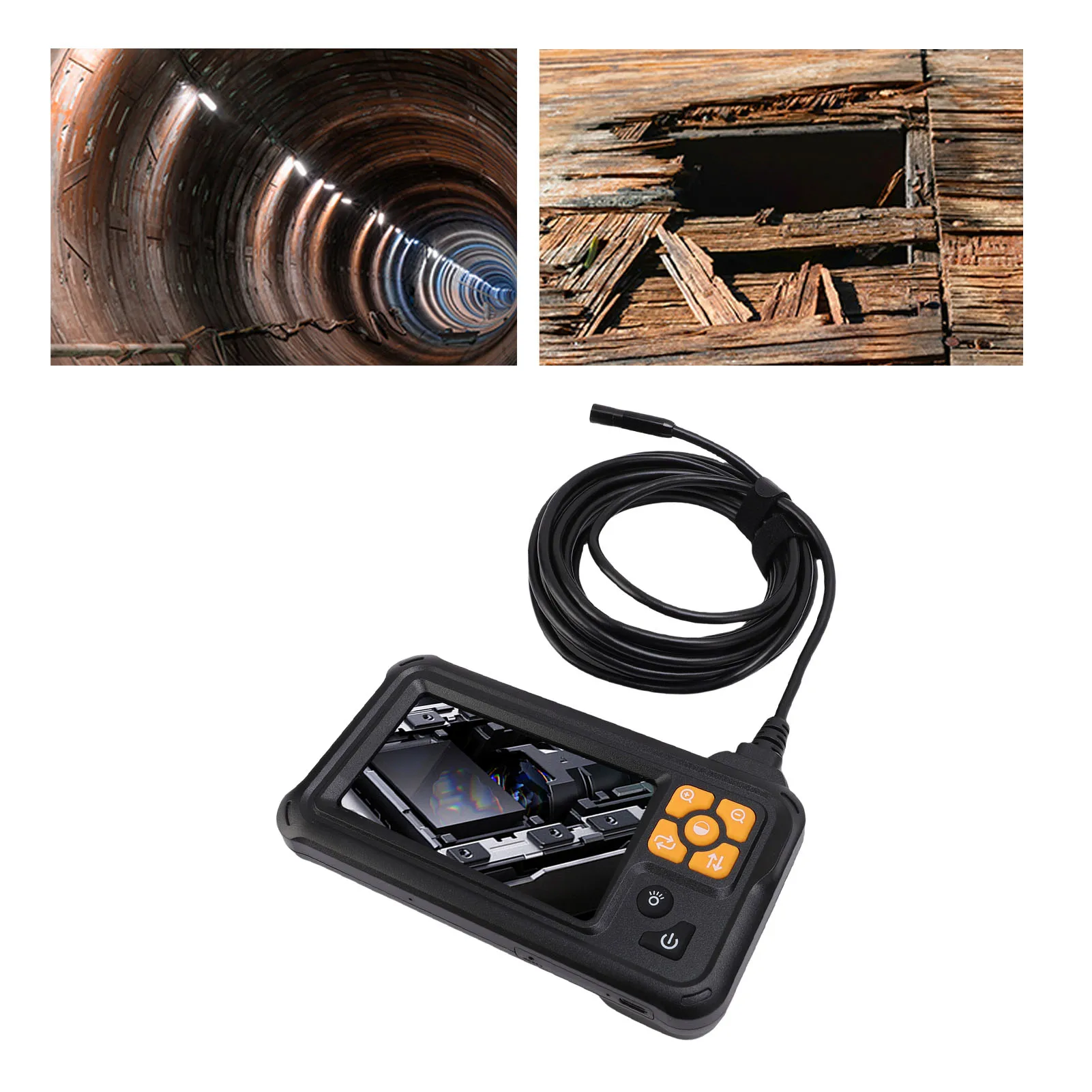 Borescope Camera with Light 8mm Single Lens 1080P HD Electronic Borescope 4.3 Inch Color Screen for Industrial Car Inspection
Borescope Camera with Light 8mm Single Lens 1080P HD Electronic Borescope 4.3 Inch Color Screen for Industrial Car Inspection