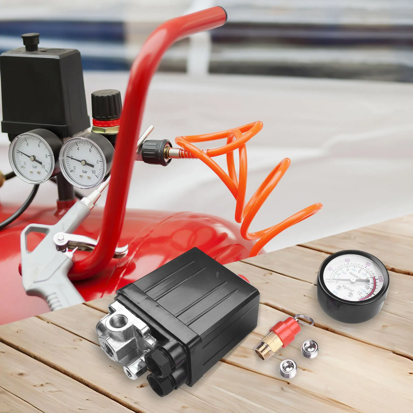 Metal And Plastic Air Compressor Pressure Switch Air Compressor Pressure Switch Safety Valve Metal And Plastic
Metal And Plastic Air Compressor Pressure Switch Air Compressor Pressure Switch Safety Valve Metal And Plastic