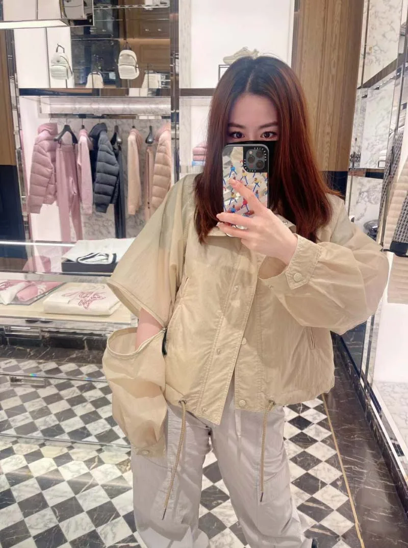 Sporty women's jacket, fashionable, loose, casual, simple, versatile, long sleeved, thin sun protection jacket
Sporty women's jacket, fashionable, loose, casual, simple, versatile, long sleeved, thin sun protection jacket