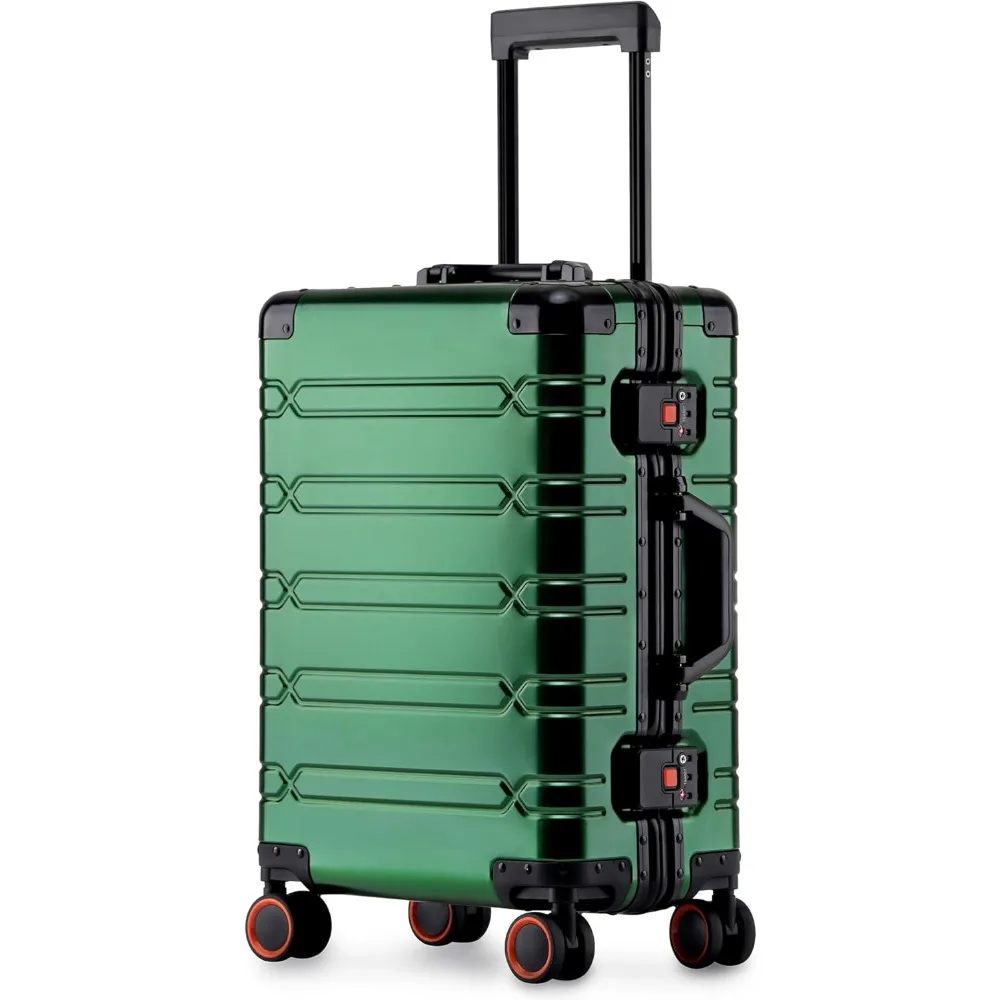 Алюминиевый чемодан для ручной клади 22x14x9, одобренный авиакомпанией, чемодан без молнии, алюминиевый чемодан премиум-класса, ручная кладь с твердым корпусом. 
Алюминиевый чемодан для ручной клади 22x14x9, одобренный авиакомпанией, чемодан без молнии, алюминиевый чемодан премиум-класса, ручная кладь с твердым корпусом.