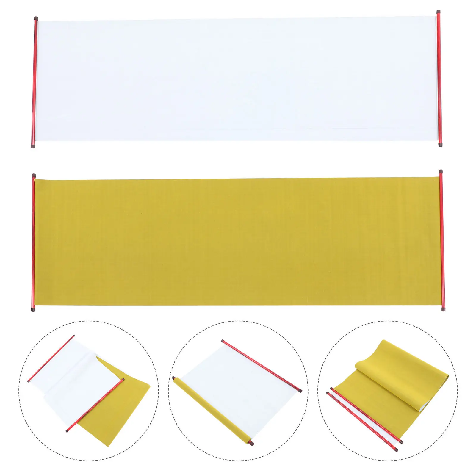 2 шт. пустых подвесных свитков для каллиграфии, ткань для письма водой, для начинающих в китайской каллиграфии, для практики рисования кистью, с четкой текстурой, прочные
2 шт. пустых подвесных свитков для каллиграфии, ткань для письма водой, для начинающих в китайской каллиграфии, для практики рисования кистью, с четкой текстурой, прочные