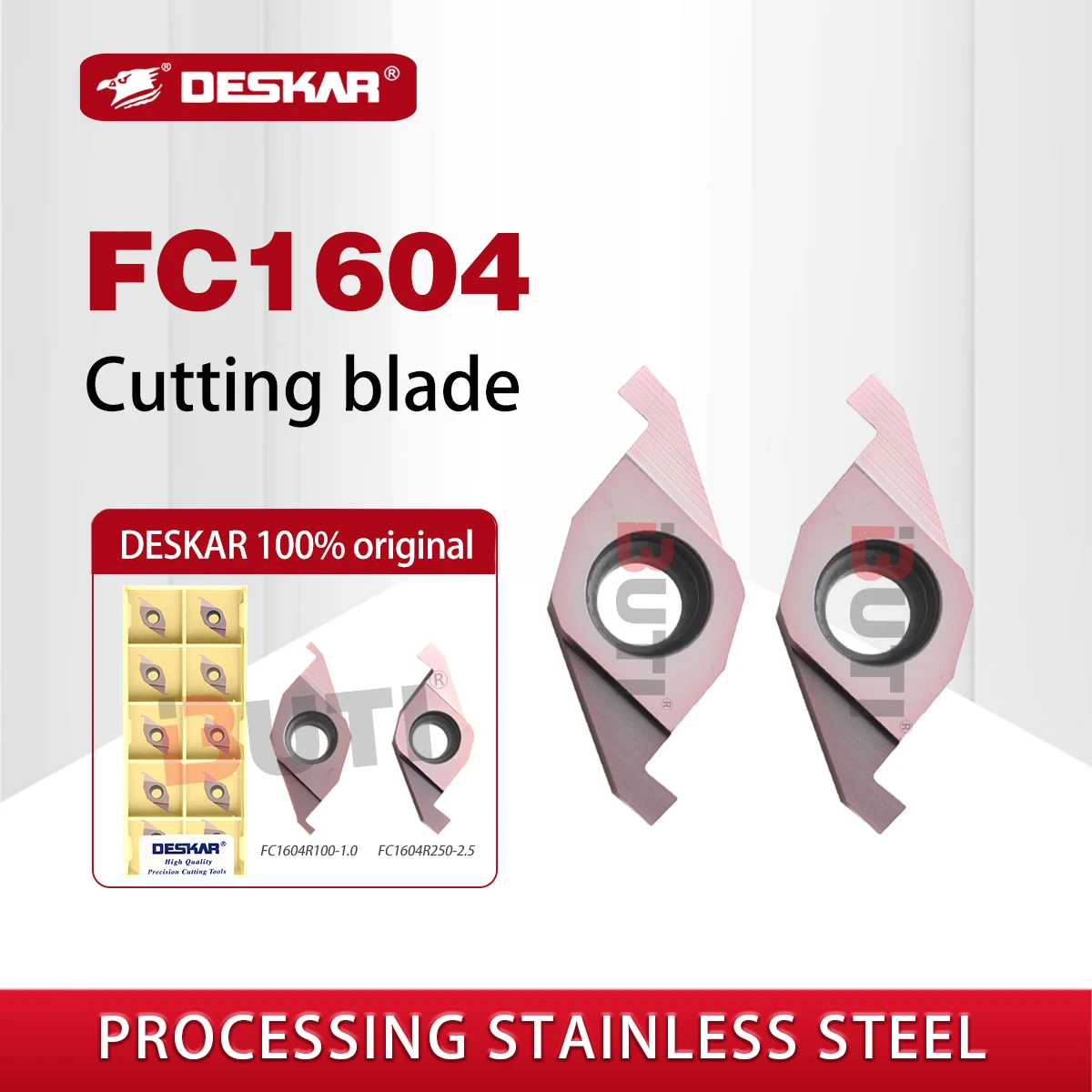 DESKAR 100% оригинальный карбид FC1604R100-1,0 FC1604R150-1,5 FC1604R200-2.0 FC1604R250-2,5 LF6018 Лезвия для токарных станков с ЧПУ с круглыми канавками
DESKAR 100% оригинальный карбид FC1604R100-1,0 FC1604R150-1,5 FC1604R200-2.0 FC1604R250-2,5 LF6018 Лезвия для токарных станков с ЧПУ с круглыми канавками