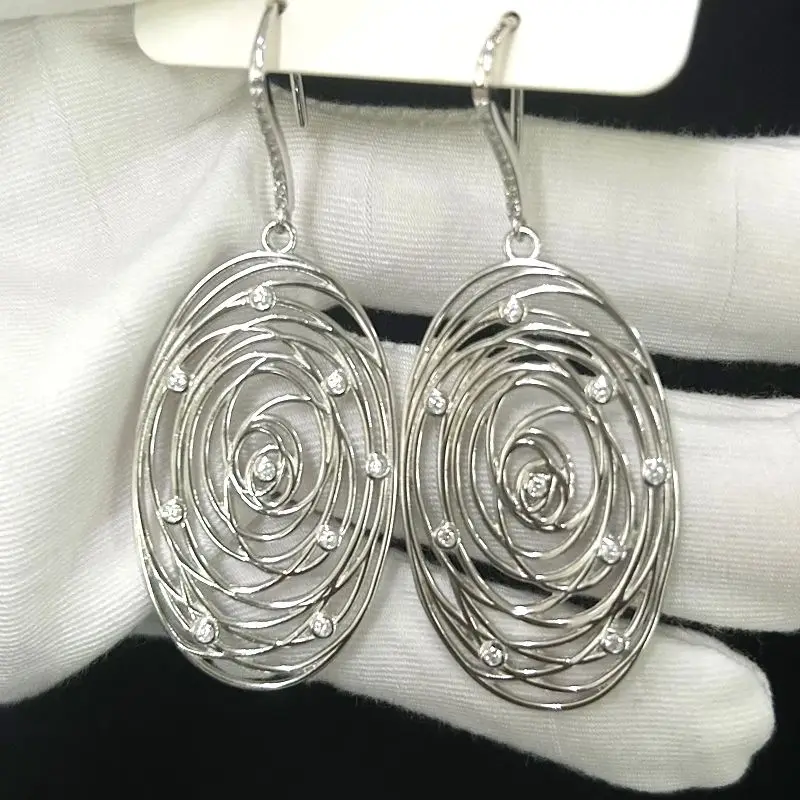 925 Silver Earrings For Women Rhodium Plated Rose Elements and Shapes Jewelry Accesorios Gift Free Shipping
925 Silver Earrings For Women Rhodium Plated Rose Elements and Shapes Jewelry Accesorios Gift Free Shipping
