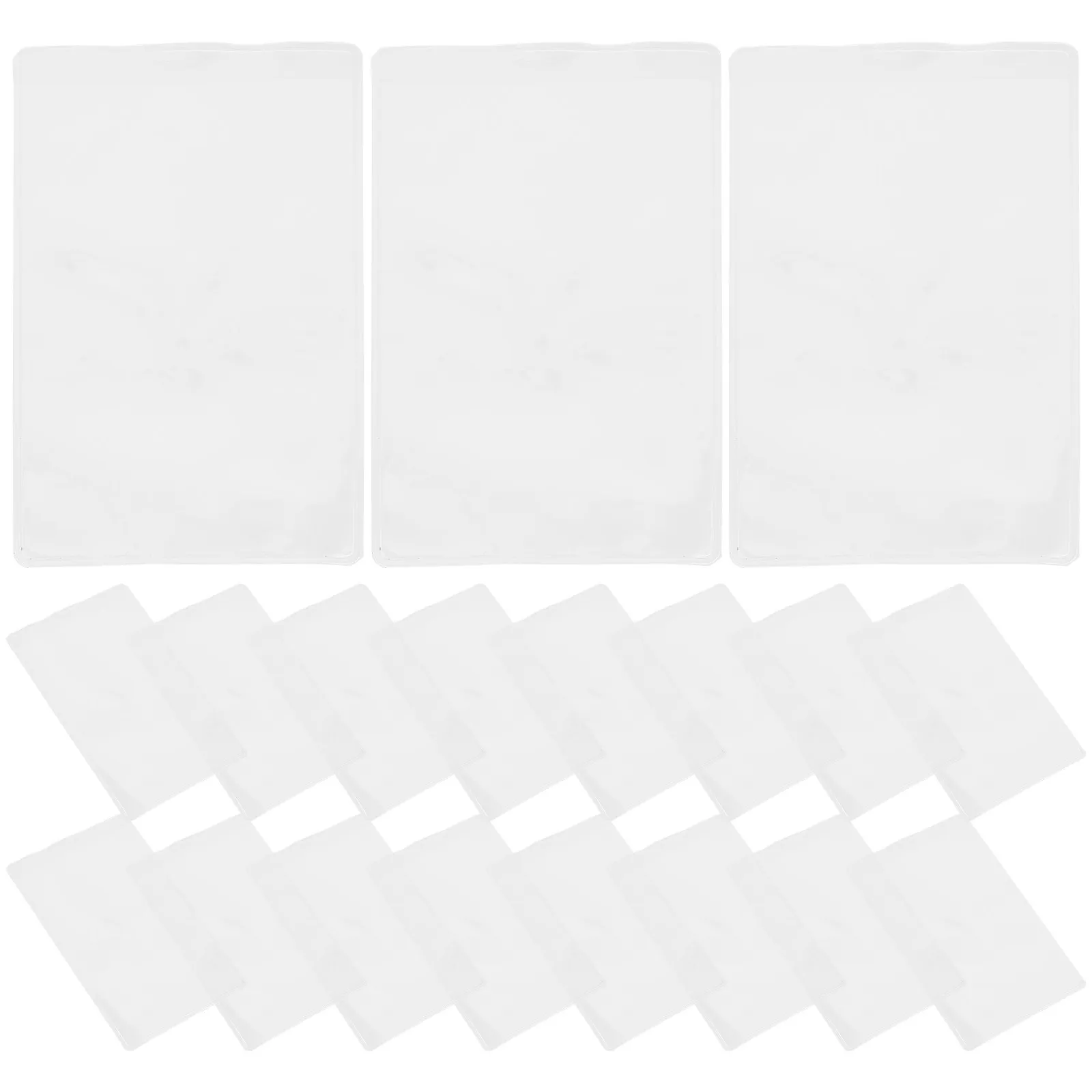 50Pcs Transparent Game Card Sleeves Protective PVC Covers Double-Sided Plastic Card Storage Cards Sleeves Cards Protector
50Pcs Transparent Game Card Sleeves Protective PVC Covers Double-Sided Plastic Card Storage Cards Sleeves Cards Protector