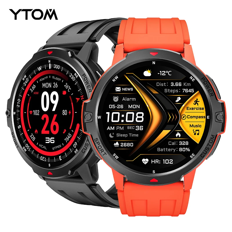 YTOM C31 GPS Smart Watch 3ATM Waterproof 120+ Sports Modes Fitness Sleep Heart Rate Stress Detection BT Call SmartwatchES NEWEST
YTOM C31 GPS Smart Watch 3ATM Waterproof 120+ Sports Modes Fitness Sleep Heart Rate Stress Detection BT Call SmartwatchES NEWEST