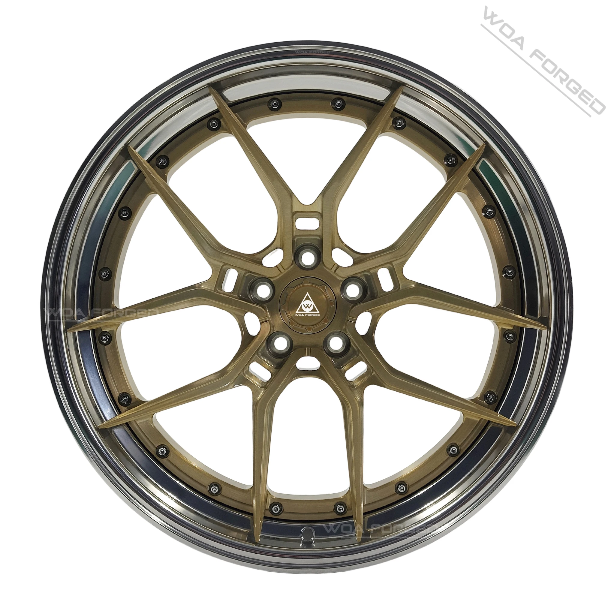 Forging 2-piece 19 20 21inch Ultra-deep Recessed Wire-brushed Bronze Polished Lip Round 5x114.3 5x120 Popular Center Face for M3
Forging 2-piece 19 20 21inch Ultra-deep Recessed Wire-brushed Bronze Polished Lip Round 5x114.3 5x120 Popular Center Face for M3