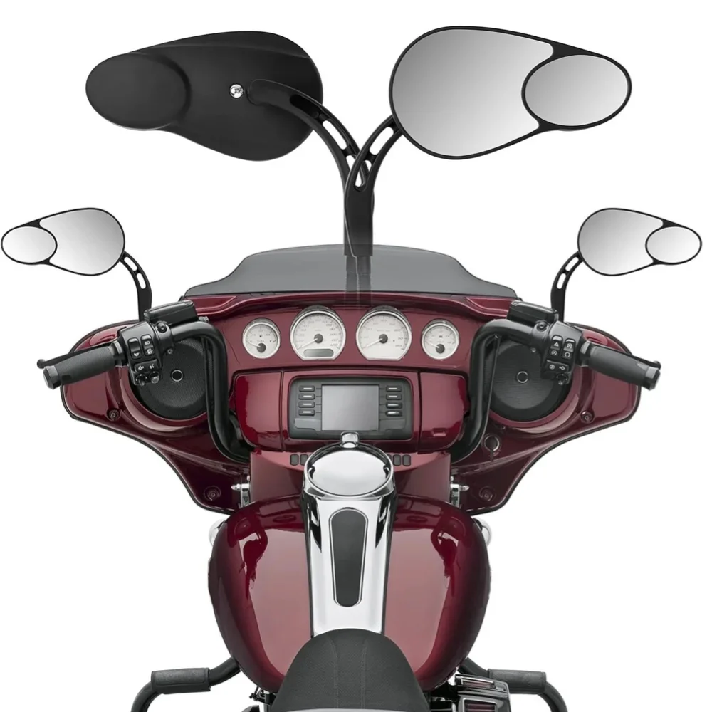 Motorcycles Rear Side Mirrors Rear view For Harley Road King Touring Sportster Fat Boy Softail Bobber Chopper Street Glide
Motorcycles Rear Side Mirrors Rear view For Harley Road King Touring Sportster Fat Boy Softail Bobber Chopper Street Glide