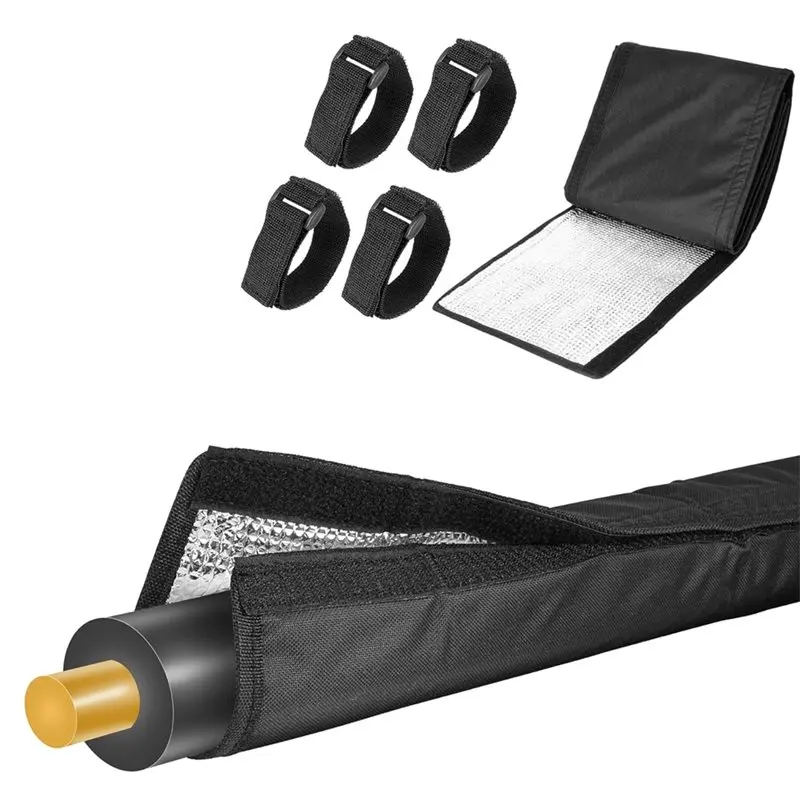 JHD Flexible Insulation Sleeve Wrap, 3-Layer HVAC Copper Pipe Insulation Cover, 72" X 10.2" AC Pipe Insulation Cover Outdoor
JHD Flexible Insulation Sleeve Wrap, 3-Layer HVAC Copper Pipe Insulation Cover, 72" X 10.2" AC Pipe Insulation Cover Outdoor