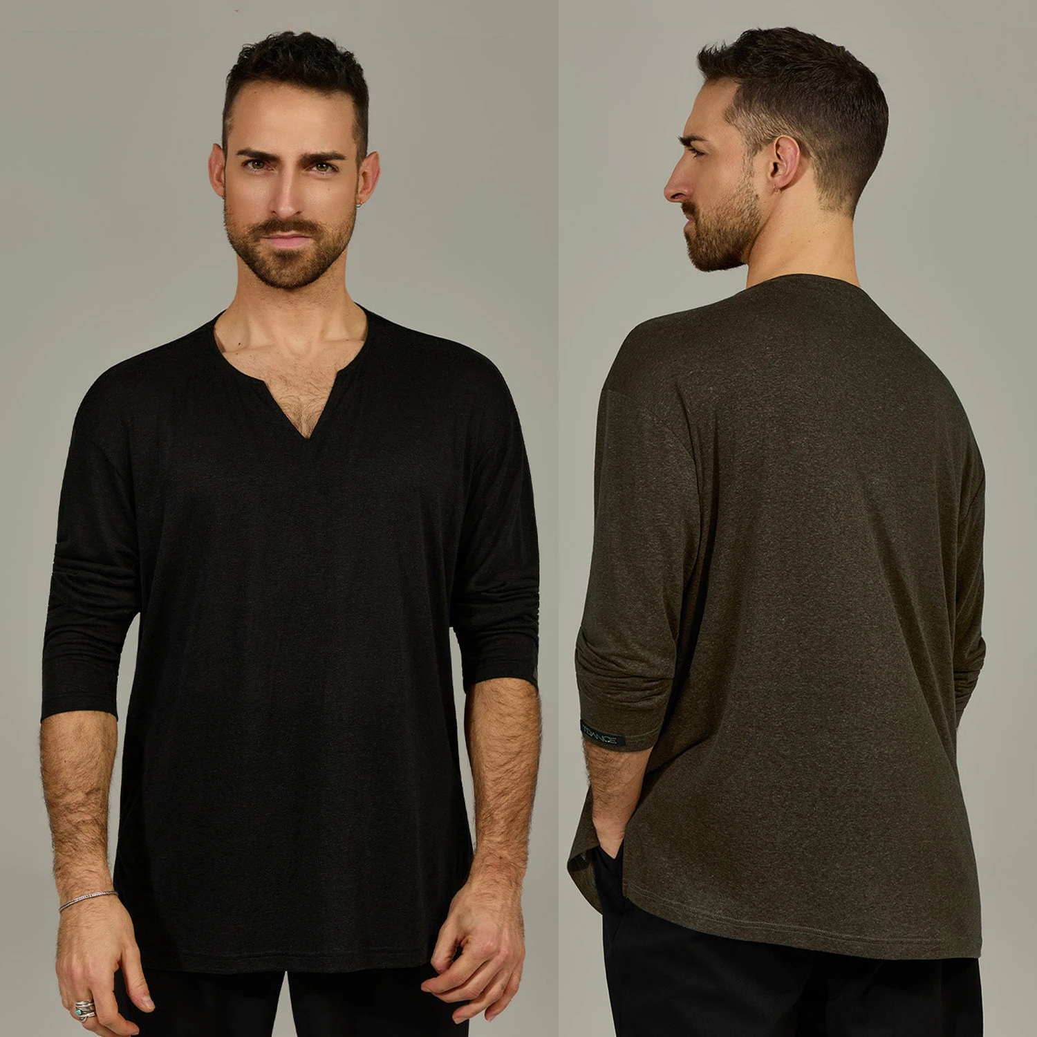 2026 Men's Latin Dance Clothes Adult Male Practice Tops Long Sleeves Green Black T Shirt Cha Cha Rumba Salsa Dance Tops DNV26276
2026 Men's Latin Dance Clothes Adult Male Practice Tops Long Sleeves Green Black T Shirt Cha Cha Rumba Salsa Dance Tops DNV26276