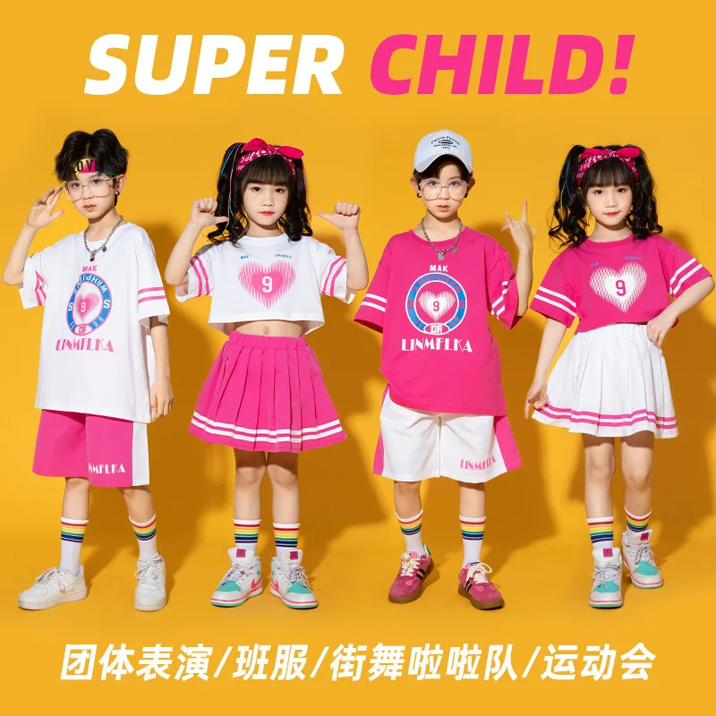 Kids' cheerleading costume Girls' jazz suit Student cheerleading uniform Class 6
Kids' cheerleading costume Girls' jazz suit Student cheerleading uniform Class 6