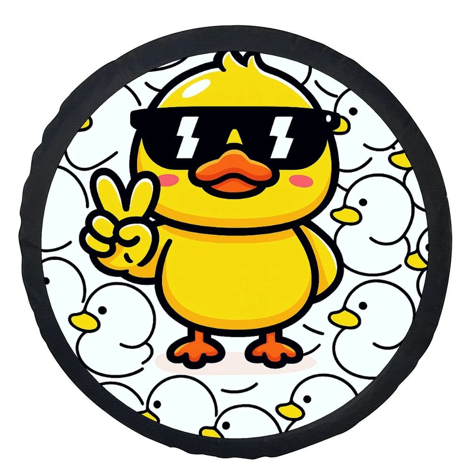 Cool Duck Tire Cover Funny Cartoon Spare Wheel Protector Durable Waterproof for SUV
Cool Duck Tire Cover Funny Cartoon Spare Wheel Protector Durable Waterproof for SUV
