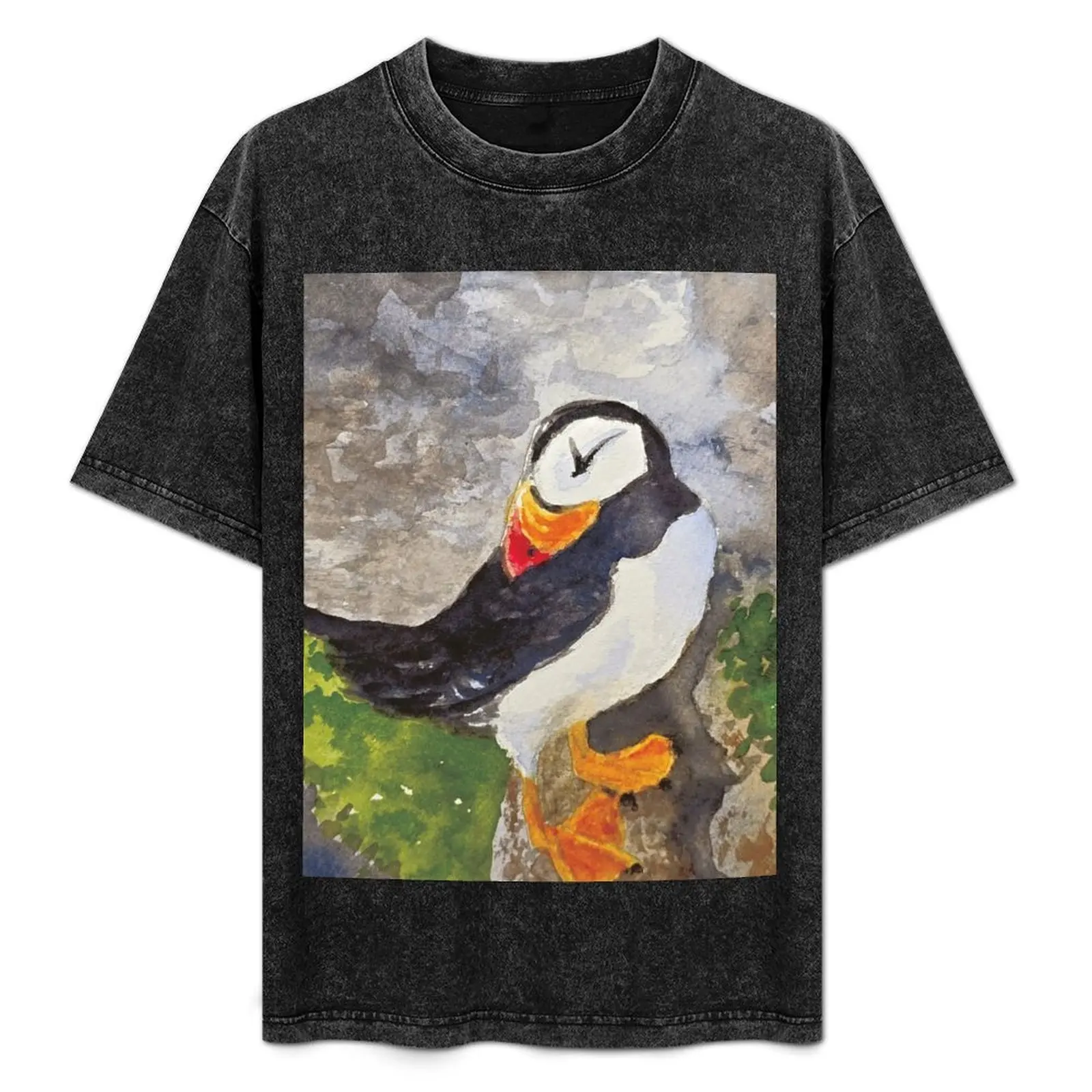 Puffin on the Rocks T-Shirt Soft Durable Cotton T-Shirt
Puffin on the Rocks T-Shirt Soft Durable Cotton T-Shirt