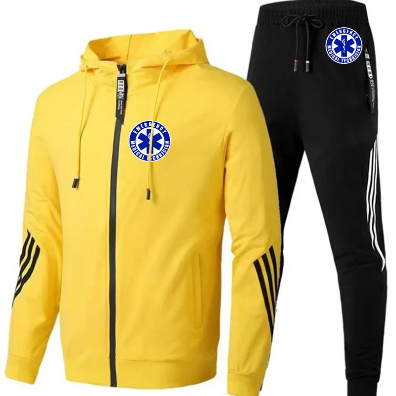 EMT Emergency Ambulance 2024 Men's Spring and Autumn New Zipper High Quality Hoodie Print Casual Outdoor Fitness Sportspant Set
EMT Emergency Ambulance 2024 Men's Spring and Autumn New Zipper High Quality Hoodie Print Casual Outdoor Fitness Sportspant Set