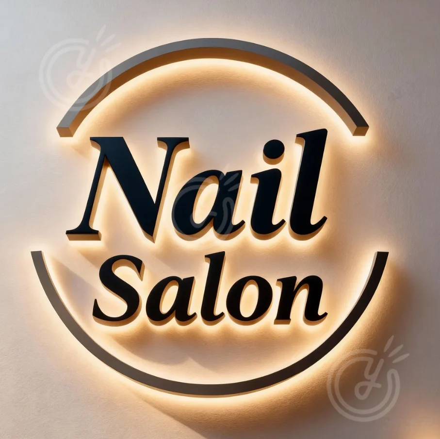 Custom Business Sign 3D Metal Nail Salon LED Letter Backlit Decor Signboard Illuminated Outdoor Advertising Waterproof Signage
Custom Business Sign 3D Metal Nail Salon LED Letter Backlit Decor Signboard Illuminated Outdoor Advertising Waterproof Signage