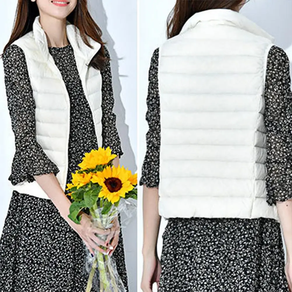 Ladies Down Waistcoat Zipper Temperament Keep Warm Slim Fit Pockets Vest Coat Ladies Down Vest for Daily Wear
Ladies Down Waistcoat Zipper Temperament Keep Warm Slim Fit Pockets Vest Coat Ladies Down Vest for Daily Wear