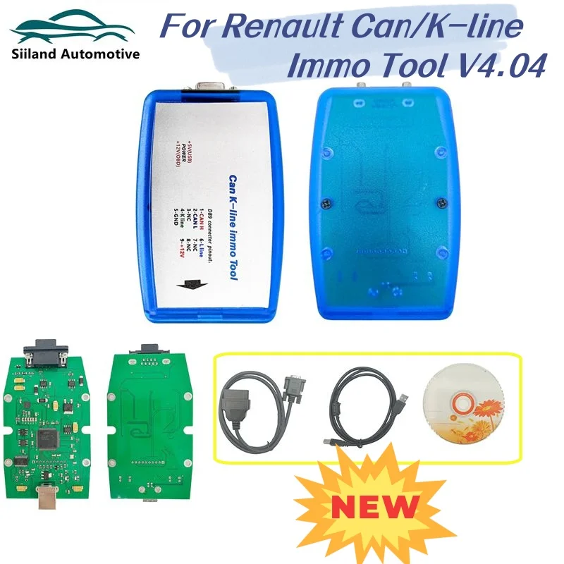 For Renault Can K-line Immo Tool V4.04 Fit for Renault CAN/K-line ECU Tool OBD2 Programmer Tool Read / Write EEPROM
For Renault Can K-line Immo Tool V4.04 Fit for Renault CAN/K-line ECU Tool OBD2 Programmer Tool Read / Write EEPROM