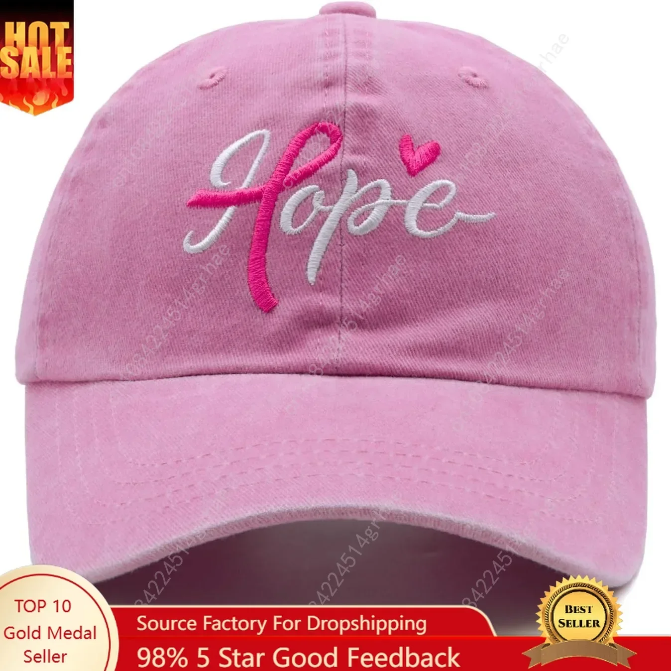 Waldeal Fight Cancer Inspirational Gifts for Women, Embroidered Adjustable Breast Cancer Awareness Hope Hat
Waldeal Fight Cancer Inspirational Gifts for Women, Embroidered Adjustable Breast Cancer Awareness Hope Hat