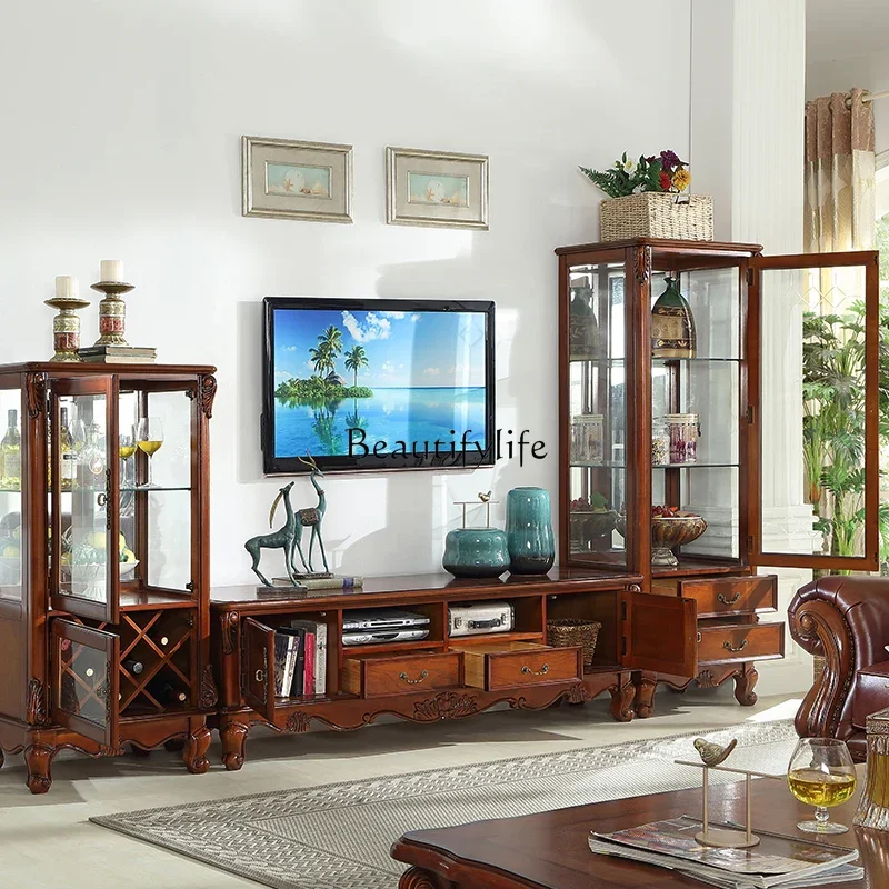 yj7yj7 American Style Single Door Wine Cabinet Solid Wood Display Sideboard Decorative Cabinet
yj7yj7 American Style Single Door Wine Cabinet Solid Wood Display Sideboard Decorative Cabinet