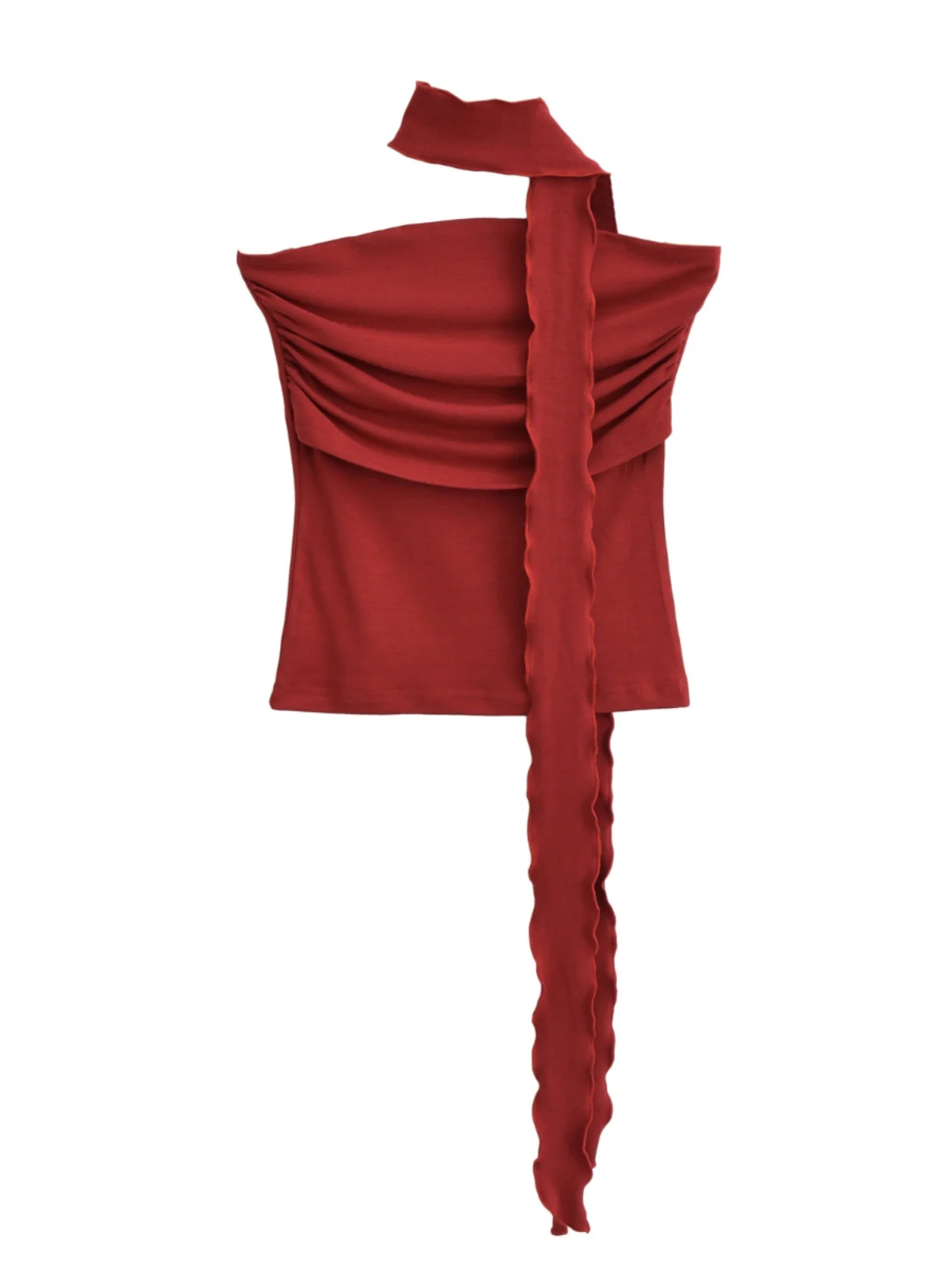 Elastic Slim Fit Vintage Sle Tube Top Vest Women's ort irt with Scarf Street Sle 2023 Autumn Season Other Material 00%
Elastic Slim Fit Vintage Sle Tube Top Vest Women's ort irt with Scarf Street Sle 2023 Autumn Season Other Material 00%