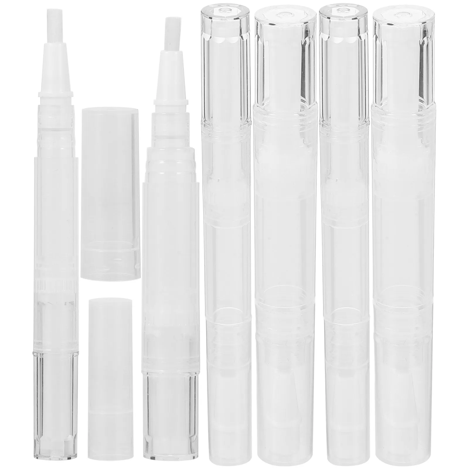 6Pcs Empty Cuticle Oil Pens Refillable Transparent Nail Oil Tubes for Lip Gloss Nail Polish Essential Oils Portable Mini Bottle
6Pcs Empty Cuticle Oil Pens Refillable Transparent Nail Oil Tubes for Lip Gloss Nail Polish Essential Oils Portable Mini Bottle