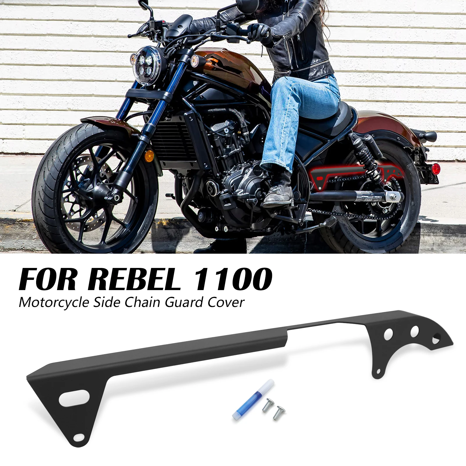 Motorcycles Accessories CNC chain guard cover rear wheel suitable For Rebel 1100 ABS DCT 2021-2024 2025 2026 Rebel 1100 DCT SE
Motorcycles Accessories CNC chain guard cover rear wheel suitable For Rebel 1100 ABS DCT 2021-2024 2025 2026 Rebel 1100 DCT SE