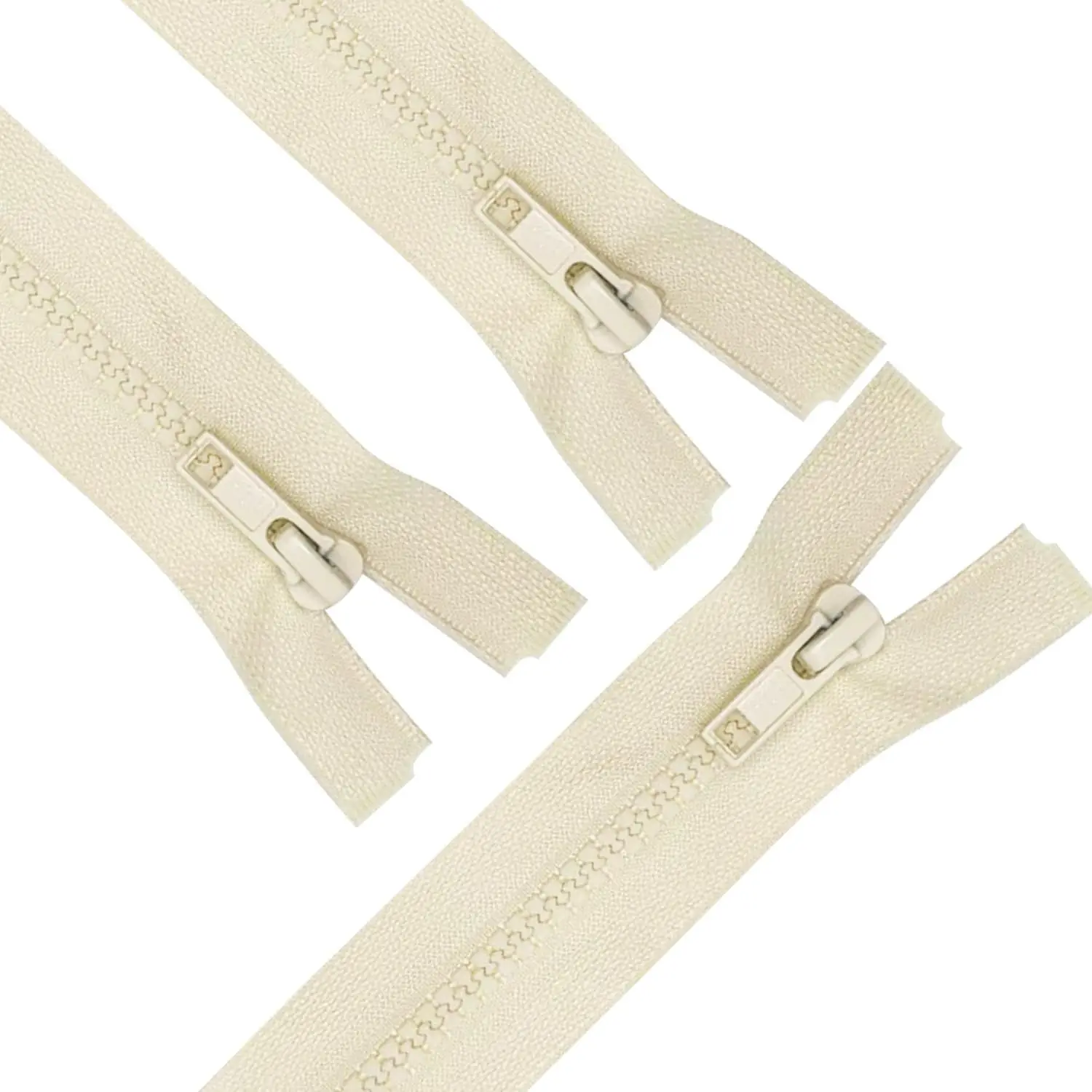 3PCS #5 30 Inch Beige Separating Jacket Zippers for Sewing Coats, Molded Plastic Bulk Zippers
3PCS #5 30 Inch Beige Separating Jacket Zippers for Sewing Coats, Molded Plastic Bulk Zippers
