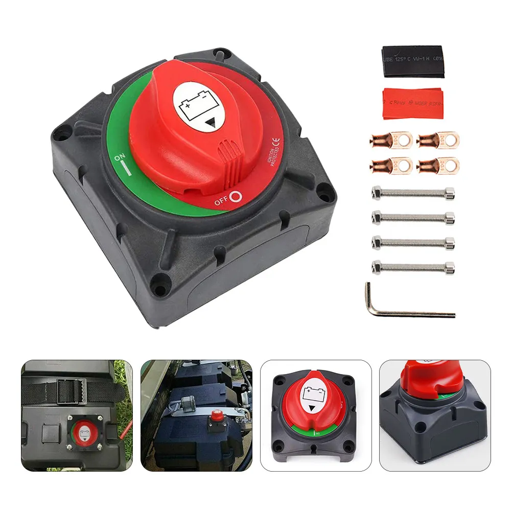 1Set Battery Disconnect Power Cut Off Easy Operation Safe Isolator for Car Boat Rv Truck Camper Travel Trailer
1Set Battery Disconnect Power Cut Off Easy Operation Safe Isolator for Car Boat Rv Truck Camper Travel Trailer