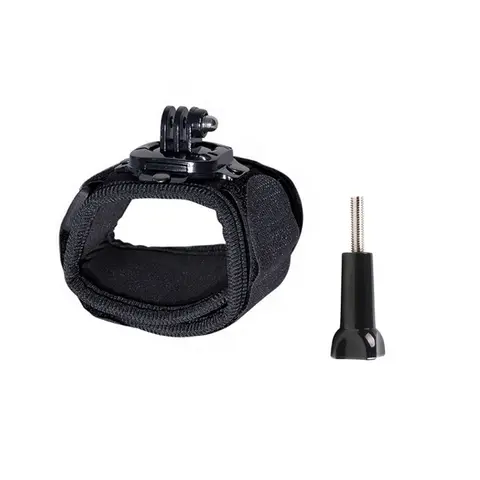 Pour Go pro sangle de caméra poignée dragonne ceinture 360 degrés Rotation Protection support + vis pour Gopro Hero 4 SJ4000 bande