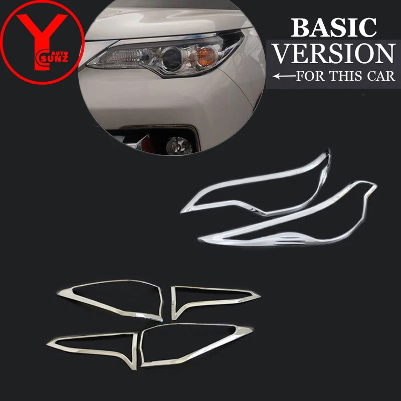 Tail Lamp Cover Set For Toyota Fortuner HILUX SW4 2015 2016 2017 2018 2019 Headlight Trim Body Protectors Accessories YCSUNZ
Tail Lamp Cover Set For Toyota Fortuner HILUX SW4 2015 2016 2017 2018 2019 Headlight Trim Body Protectors Accessories YCSUNZ