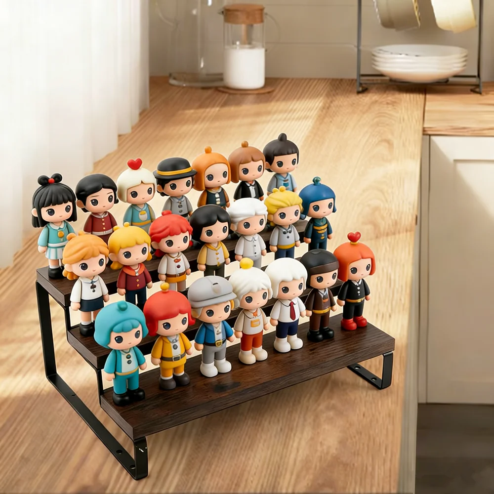 3-Tier Wooden Storage Rack Jewelry Cake Gk Display Rack Seasoning Organizer Shelf Holder Doll Figure Storage Holders
3-Tier Wooden Storage Rack Jewelry Cake Gk Display Rack Seasoning Organizer Shelf Holder Doll Figure Storage Holders