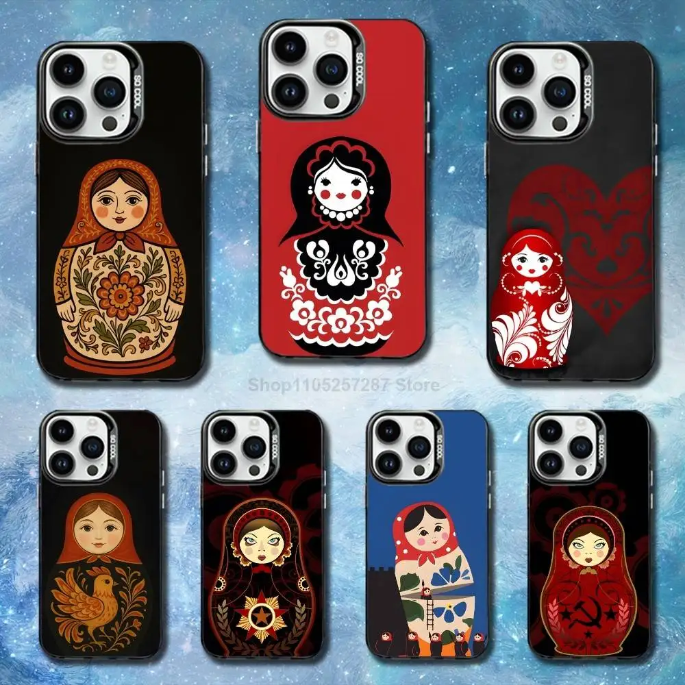 Russian Dolls Matryoshka Art For iPhone SE,Pro,13,12,XS,14,MAX,15,Mini,17,11,16,Black Matte Silicone Cover Case
Russian Dolls Matryoshka Art For iPhone SE,Pro,13,12,XS,14,MAX,15,Mini,17,11,16,Black Matte Silicone Cover Case