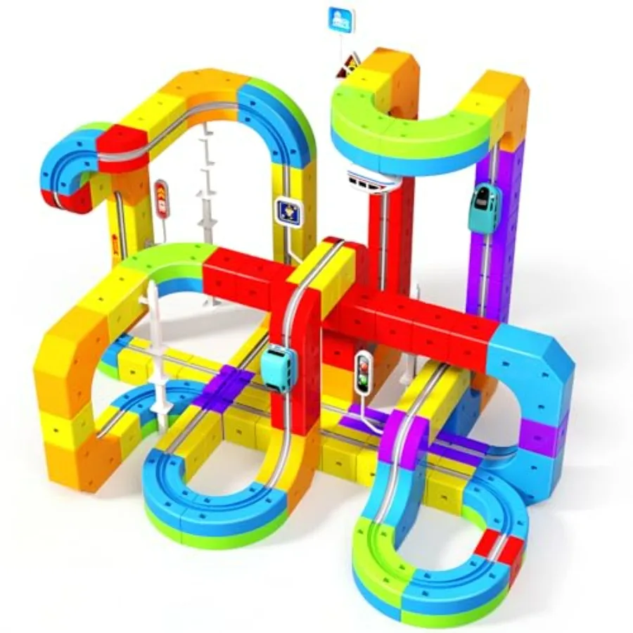 Electric Train Set for,3D Racing Track Sets with Electric Train, Traffic Signs, STEM Train Toys Birthday Gifts for Boys and Gir
Electric Train Set for,3D Racing Track Sets with Electric Train, Traffic Signs, STEM Train Toys Birthday Gifts for Boys and Gir