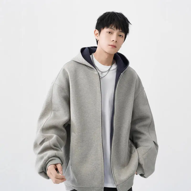 Coat Men Clothing Jacket Shirt Spring Autumn Clothing Men Fashion Hoodie Trend Leisure Zipper Hoodie Homewear Youth Outfit New
Coat Men Clothing Jacket Shirt Spring Autumn Clothing Men Fashion Hoodie Trend Leisure Zipper Hoodie Homewear Youth Outfit New